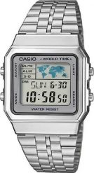 Zegarek Casio ZEGAREK MĘSKI CASIO VINTAGE A500WA-7 (zd158b). Zegarki męskie Casio, bez wzorów. Za 197.05 zł.