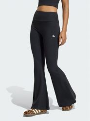 Adidas Legginsy Essentials KR3600 Czarny Flared Leg. Czarne legginsy damskie Adidas, bez wzorów, z bawełny. Za 219.99 zł.