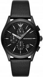 Zegarek Męski + Bransoleta EMPORIO ARMANI Paolo AR80070SET + BOX. Zegarki męskie Emporio Armani, bez wzorów. Za 715.82 zł.