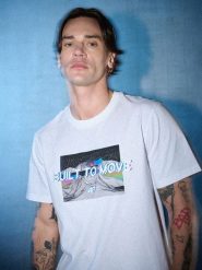 4F T-shirt regular z nadrukiem męski - biały XL. Białe koszulki sportowe męskie 4F, m, bez wzorów, z materiału, bez kołnierzyka, bez ramiączek. Za 79.99 zł.