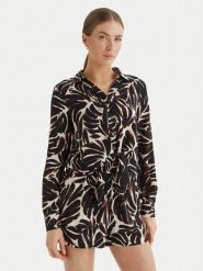 ONLY Koszula Nova 15284332 Czarny Regular Fit. Czarne koszule damskie ONLY, l, bez wzorów, z wiskozy, bez kołnierzyka, bez ramiączek. Za 139.99 zł.