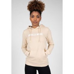 Charlotte Bluza z kapturem - Beżowy. Brązowe bluzy damskie GORILLA WEAR, s, bez wzorów, sportowe, bez ramiączek, z kapturem. Za 255.00 zł.