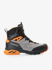 Buty trekkingowe męskie AKU Reactive GTX. Czarne trekkingi męskie Aku, z gore-texu, przed kolano, bez zapięcia. Za 499.00 zł.