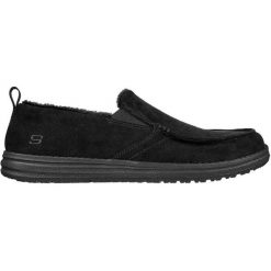 Buty sportowe męskie Skechers Melson Willmore. Czarne buty sportowe męskie Skechers, bez wzorów, bez zapięcia. Za 290.00 zł.