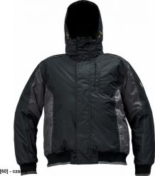 CERVA DAYBORO pilot kurtka - męska kurtka pilotka, odpinany kaptur, polar kołnierz i w kapturze, odblaskowe elementy, 100% poliester - czarny XL. Czarne kurtki męskie CERVA, m, bez wzorów, z polaru, bez kaptura. Za 249.35 zł.