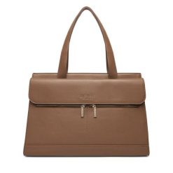 Torebka Nine West. Brązowe shopperki damskie Nine West, bez wzorów, bez dodatków. Za 369.99 zł.