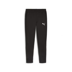 Męskie spodnie dresowe EVOSTRIPE PUMA Black. Czarne spodnie sportowe męskie Puma, m, bez wzorów, z dresówki, na fitness i siłownię. Za 199.99 zł.
