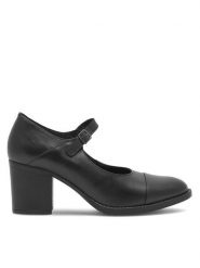 Lasocki Półbuty WI23-RUTH-13 Czarny. Czarne półbuty damskie Lasocki, bez wzorów, ze skóry, bez obcasa, na obcasie, bez zapięcia. Za 199.99 zł.