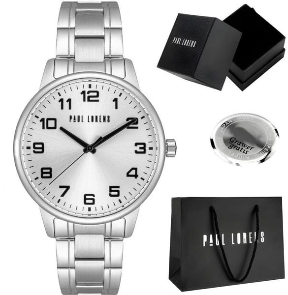 Zegarek męski Paul Lorens GUARO-3C1 Z GRAWEREM. Zegarki męskie Paul Lorens, bez wzorów. Za 179.90 zł.