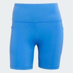 Krótkie legginsy do biegania adi365 Climacool. Niebieskie szorty damskie Adidas, bez wzorów, sportowe. Za 219.00 zł.