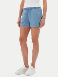 ONLY Szorty materiałowe Pema 15226321 Niebieski Relaxed Fit. Niebieskie szorty damskie ONLY, bez wzorów, z lyocellu. Za 79.99 zł.