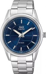 Zegarek QQ Zegarek męski QQ C20A-002V srebrny. Szare zegarki męskie Q&Q, bez wzorów, srebrne. Za 269.00 zł.