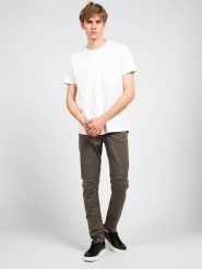 Antony Morato Jeansy "Racer" | MMTR00410 FA800088 | Racer | Mężczyzna | Khaki, Wojskowa Zieleń. Brązowe jeansy męskie Antony Morato, z bawełny, militarne. W wyprzedaży za 179.00 zł.