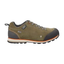 Buty turytyczne męskie CMP Elettra Low Wp. Zielone buty zimowe męskie CMP, bez wzorów, bez obcasa, bez zapięcia. Za 369.99 zł.