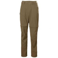 Spodnie damskie zapinane na zamek Helly Hansen ELV Light. Brązowe spodnie sportowe damskie Helly Hansen, na lato, bez wzorów, sportowe, trekkingowe. Za 540.50 zł.