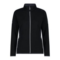 Bluza damska turystyczna CMP 32E0356. Czarne bluzy damskie CMP, l, bez wzorów, sportowe, bez ramiączek, bez kaptura. Za 356.00 zł.