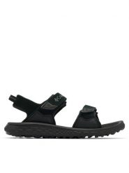 Columbia Sandały Konos Hiker 2-Strap 2121561 Czarny. Czarne sandały męskie Columbia, bez wzorów, ze skóry, bez zapięcia. Za 199.99 zł.