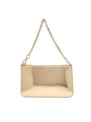 Tommy Hilfiger Torebka Th Icon Chain Shoulder Pouch Met AW0AW18219 Złoty. Żółte torebki do ręki damskie Tommy Hilfiger, bez wzorów, ze skóry, bez dodatków. Za 309.99 zł.