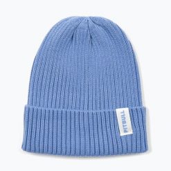 Czapka zimowa Pitbull Beanie Pitbull Acacia. Niebieskie czapki damskie PITBULL, na zimę, bez wzorów, z dzianiny, sportowe. Za 62.99 zł.