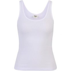 Tank Top Damski Prążkowana Ekologiczny Basic 2pak. Białe topy damskie Urban Classics, xl, bez wzorów, prążkowane, sportowe, bez kołnierzyka, bez ramiączek. Za 95.99 zł.