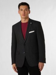 Andrew James New York Marynarka Mężczyźni Regular Fit niebieski, 29. Niebieskie garnitury męskie Andrew James New York, m, bez wzorów, eleganckie. Za 699.95 zł.