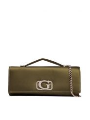 Guess Torebka Zalina Mini HWSG93 50720 Zielony. Zielone torebki do ręki damskie Guess, z aplikacjami, z materiału, bez dodatków. Za 639.99 zł.