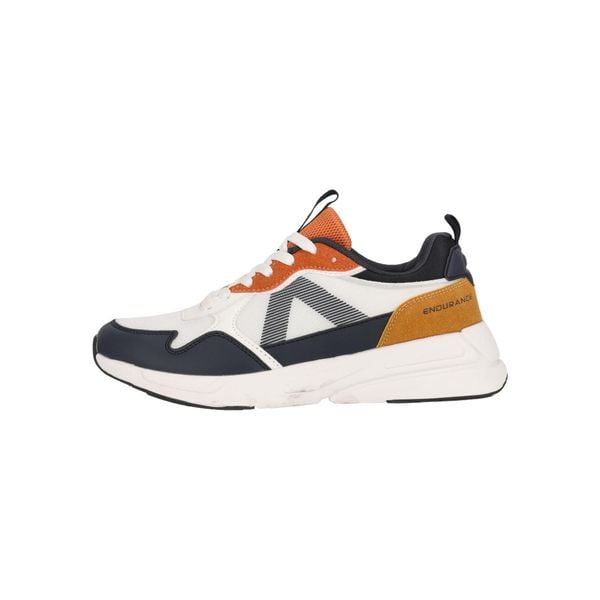 Sneakersy Endurance Abantes. Białe buty sportowe męskie Endurance, bez wzorów, bez zapięcia. Za 235.50 zł.
