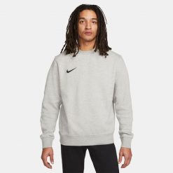 Bluza sportowa męska Nike Crew Fleece Park 20. Czarne bluzy sportowe męskie Nike, m, bez wzorów, bez kaptura, na fitness i siłownię. Za 219.99 zł.