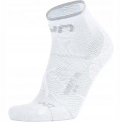 Skarpety do biegania męskie Uyn Runner's One Socks. Białe skarpety męskie UYN, bez wzorów, z dzianiny. Za 79.99 zł.