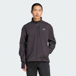 Kurtka Own The Run Winterized. Czarne kurtki męskie Adidas, m, bez wzorów, bez kaptura. Za 347.00 zł.