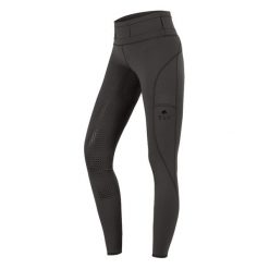 Damskie legginsy jeździeckie z pełną przyczepnością ELT Hanna. Szare legginsy damskie ELT, bez wzorów, z elastanu. Za 224.00 zł.