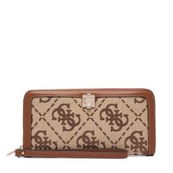 Portfel Guess. Brązowe portfele damskie Guess. Za 294.99 zł.