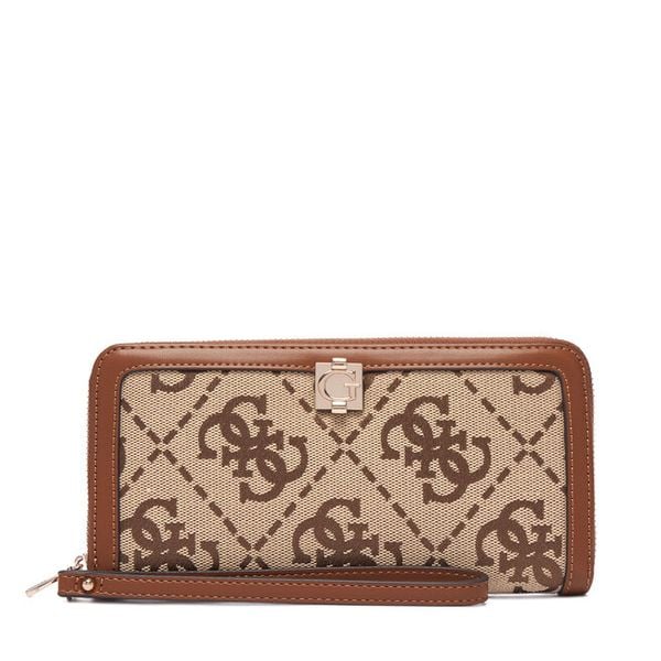 Portfel Guess. Brązowe portfele damskie Guess. Za 264.99 zł.