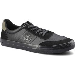 Czarne Trampki Big Star Męskie Modne Buty. Czarne trampki męskie BIG STAR, z aplikacjami, ze skóry ekologicznej, casualowe, bez zapięcia. Za 109.00 zł.