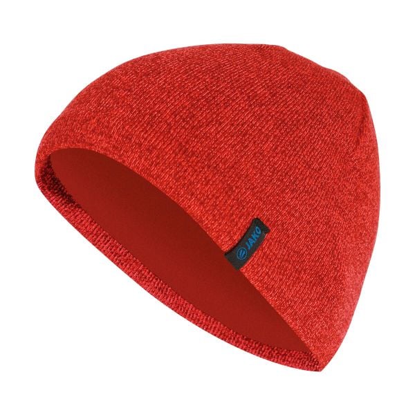 Czapka Jako tricoté. Czerwone czapki damskie Jako, na zimę, bez wzorów, z dzianiny, eleganckie. Za 68.75 zł.