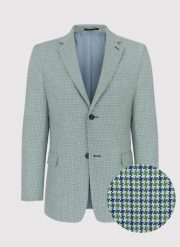 PAKO LORENTE – Marynarka męska P22SP-3X-005-Z-S. Zielone garnitury męskie Pako Lorente, m, bez wzorów, ze lnu, casualowe. Za 299.99 zł.