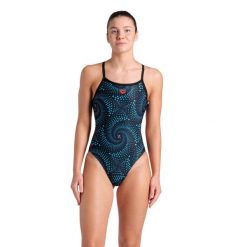 Strój Kąpielowy Arena Fireflow Swimsuit Challeng. Czarne stroje kąpielowe damskie ARENA, xs, bez wzorów. Za 204.99 zł.
