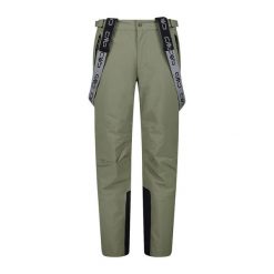 Spodnie narciarskie męskie CMP 3W17397N. Brązowe spodnie sportowe męskie CMP, m, bez wzorów, narciarskie. Za 379.99 zł.