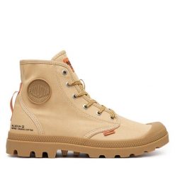 Trampki Palladium. Brązowe trampki i tenisówki damskie Palladium, bez wzorów, bez zapięcia. Za 389.99 zł.