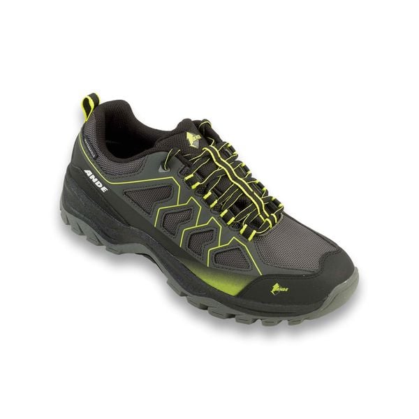 Buty Outdoor Ande Cobra Low Wp Dorośli. Szare obuwie trekkingowe damskie ANDE, z nylonu, bez zapięcia. Za 296.99 zł.