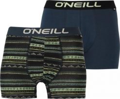 O Neill Męskie bokserki O'neill MEN BOXER IKAT STRIPE & PLAIN 2PK rozmiar L. Bokserki męskie O Neill, bez wzorów. Za 60.98 zł.