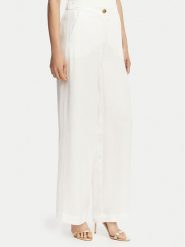 Marella Spodnie materiałowe Idoneo 2613131082 Biały Wide Leg. Białe spodnie materiałowe damskie Marella, bez wzorów, z materiału. Za 639.99 zł.