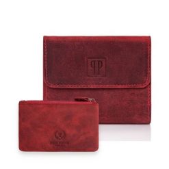 Zestaw skórzany portfel i etui na klucze PAOLO PERUZZI ZUP-64-RD czerwony. Czerwone portfele damskie Paolo Peruzzi, ze skóry. Za 89.99 zł.
