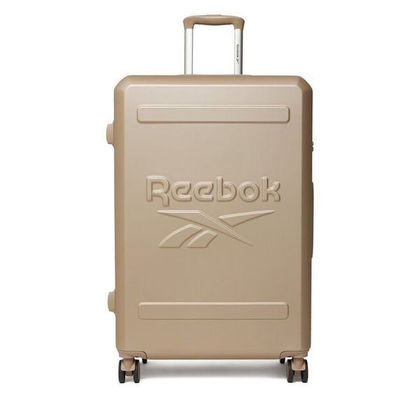 Walizka duża Reebok. Brązowe walizki damskie Reebok, bez wzorów, duże. Za 349.99 zł.