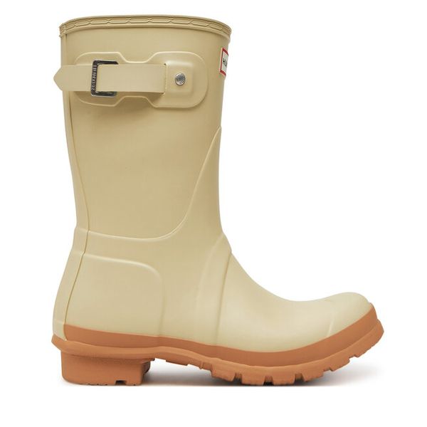 Kalosze Hunter. Żółte kalosze damskie Hunter, bez wzorów, bez zapięcia. Za 349.99 zł.