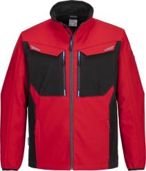 Kurtka męska Portwest T750 - Wiatroszczelna i wodoodporna bluza Softshell WX3 - głęboka czerwień 2XL. Czerwone kurtki męskie Portwest, m, bez wzorów, z softshellu, bez kaptura. Za 244.40 zł.