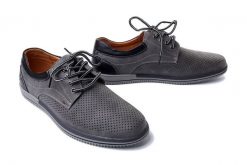 WOJTYŁKO 9W22605S popiel, półbuty męskie. Szare półbuty męskie Wojtyłko, bez wzorów, bez obcasa, bez zapięcia. Za 169.90 zł.