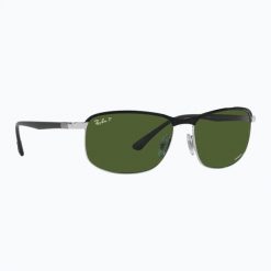 Okulary przeciwsłoneczne Ray-Ban Rb3671 Polarized+ Lenses. Czarne okulary przeciwsłoneczne damskie Ray-Ban. Za 779.99 zł.