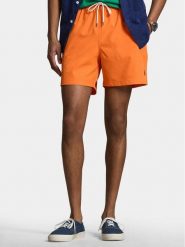 Polo Ralph Lauren Szorty kąpielowe 710957782011 Pomarańczowy Regular Fit. Brązowe kąpielówki męskie Polo Ralph Lauren, bez wzorów, z syntetyku. Za 399.99 zł.