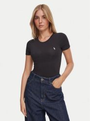 Polo Ralph Lauren Body 4P0785 Czarny Slim Fit. Czarne body Polo Ralph Lauren, bez wzorów, z bawełny. Za 469.99 zł.